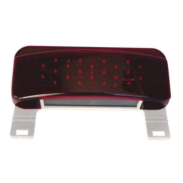 Fasteners Unlimited Fasteners Unlimited 003-81LM1 Surface Mount LED Taillight with License Bracket - White Base 003-81LM1